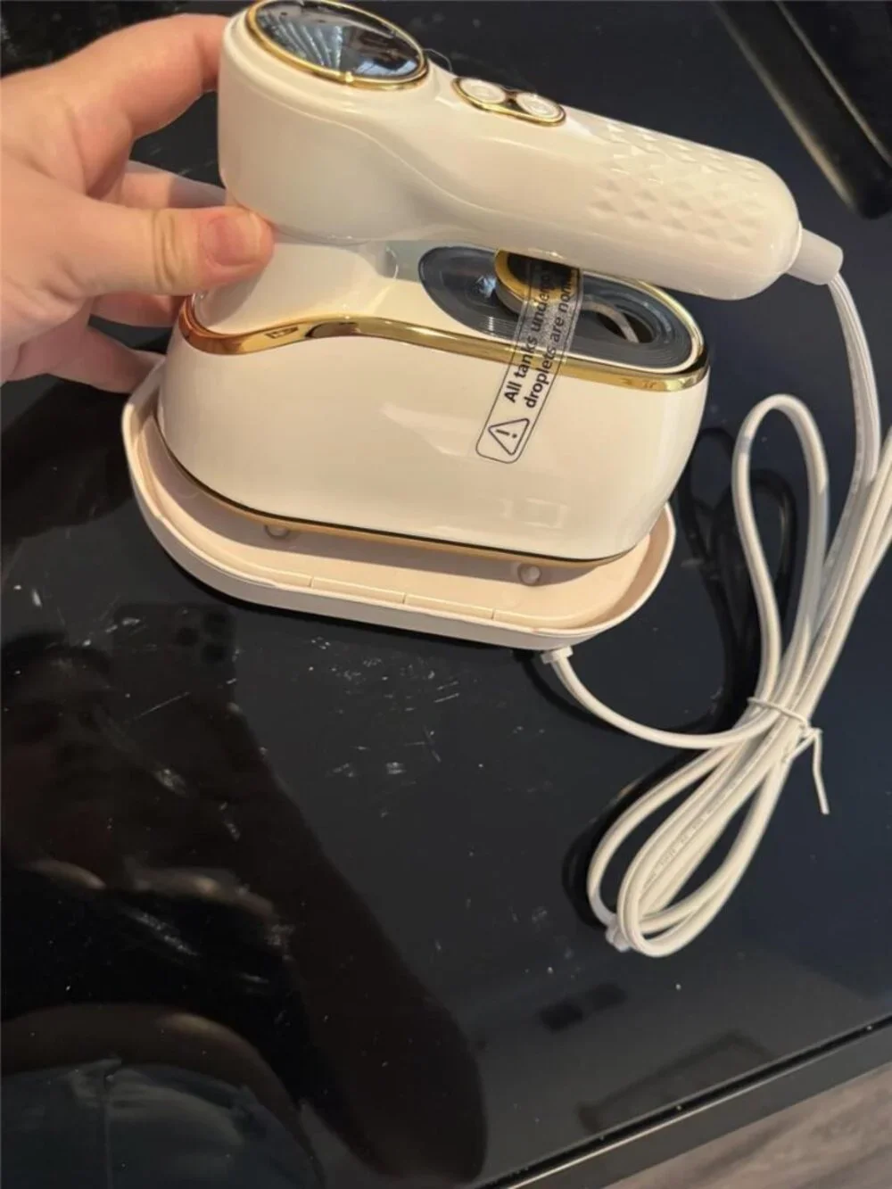 Travel Steamer, 1200W Portable Handheld Fabric Steamer for Clothes